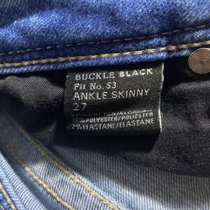 Buckle black no. 53 skinny size 27 women's light blue denim jeans